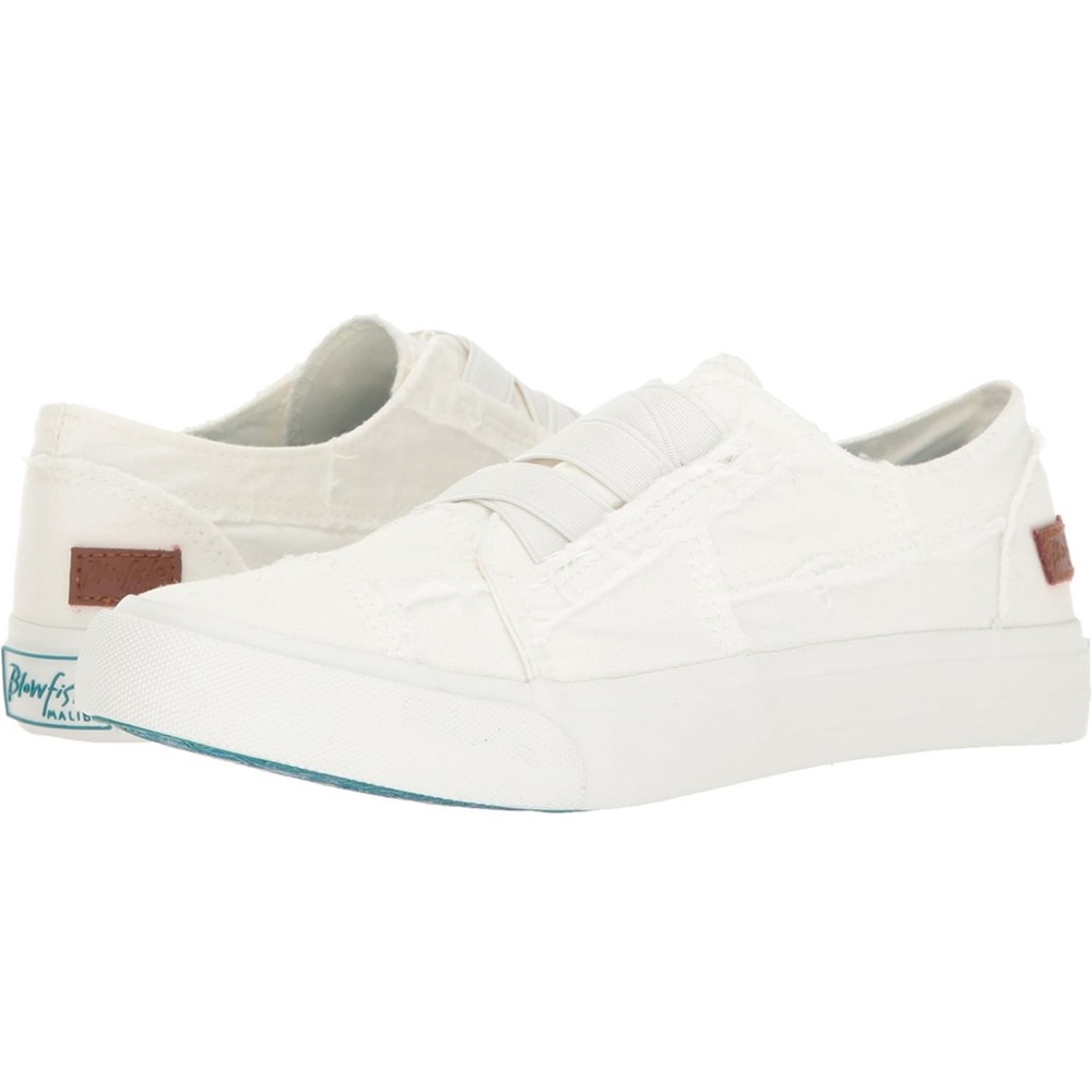 Blowfish Malibu White Slip On Sneakers